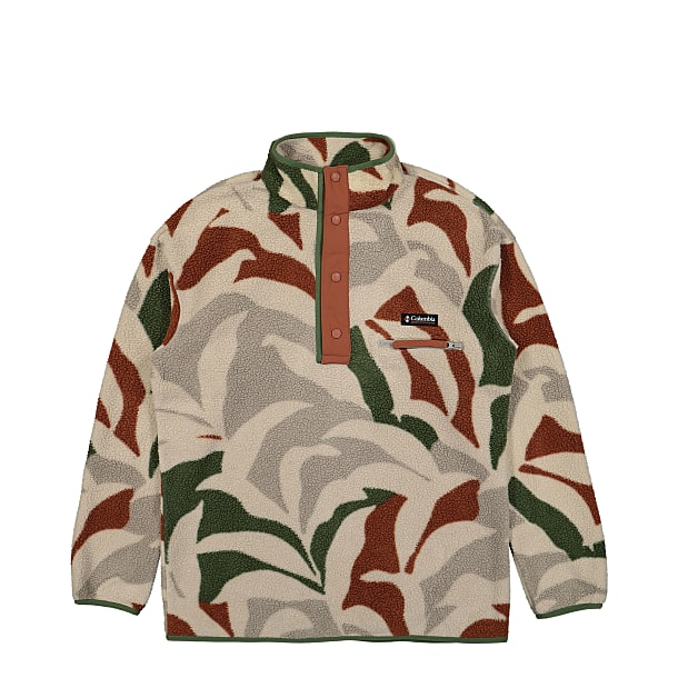 Columbia Helvetia Half Snap Fleece Flint Grey Floristic Print / Auburn / Canteen Sweatshirts 1889853027 | Overkill