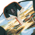 Columbia Helvetia Half Snap Fleece Warm Copper CRG Print Sweatshirts Close-up | Overkill