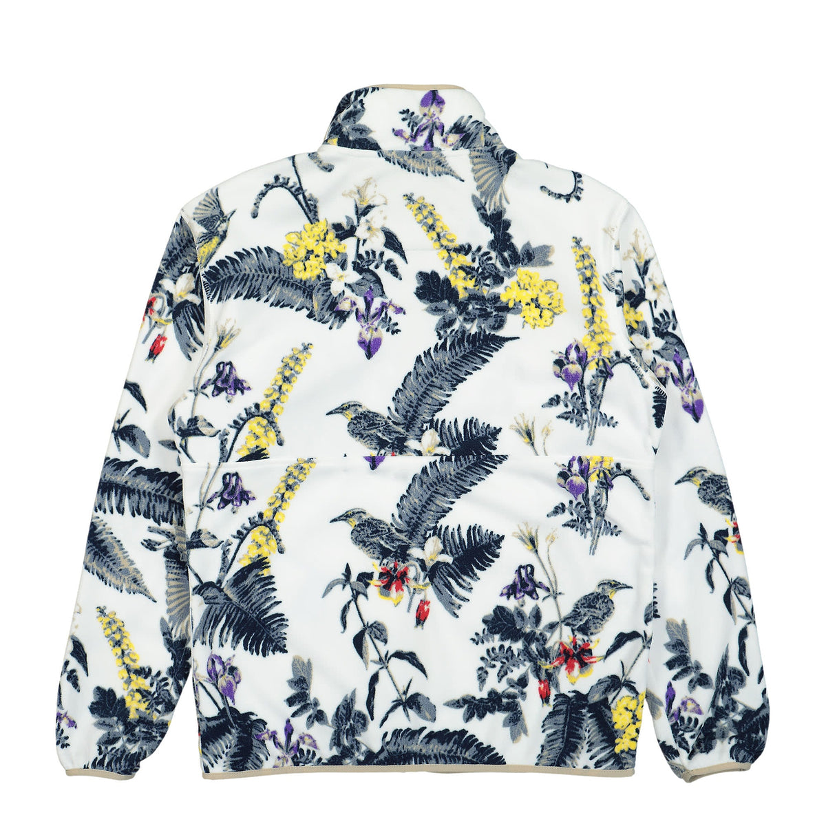 Columbia Back Bowl Lightweight Fleece Jacket Sea Salt Wildlife Guide Print  Ancient Fossil Fleece Jackets Material | Overkill