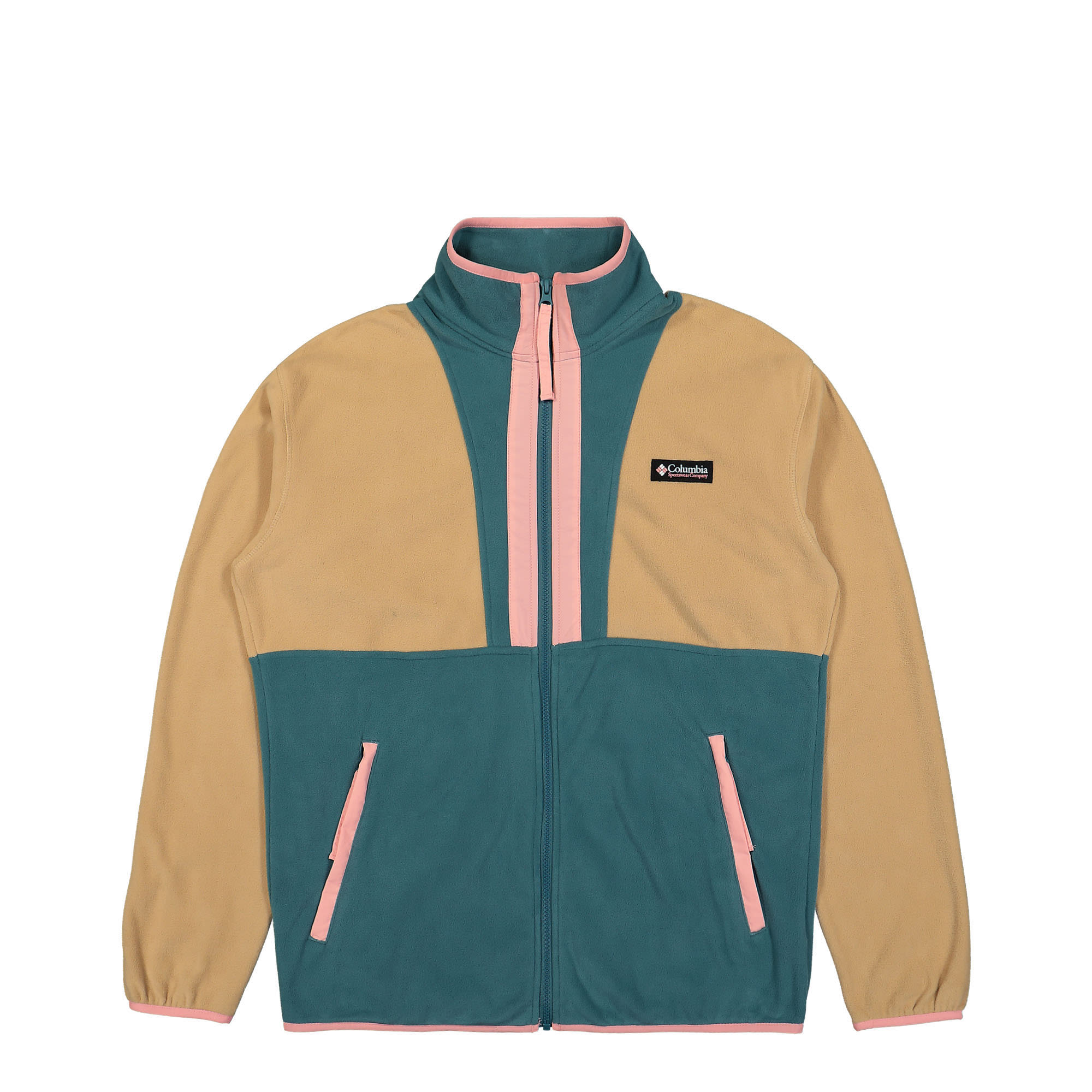 Columbia Back Bowl Fleece Lightweight Jacket Canoe / Cloudburst / Salmon Rose Fleece Jackets 1890764262 | Overkill