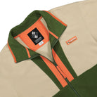 Columbia Back Bowl Lightweight Fleece Ancient Fossil / Pesto / Dusty Orange Fleece Jackets Close-up | Overkill