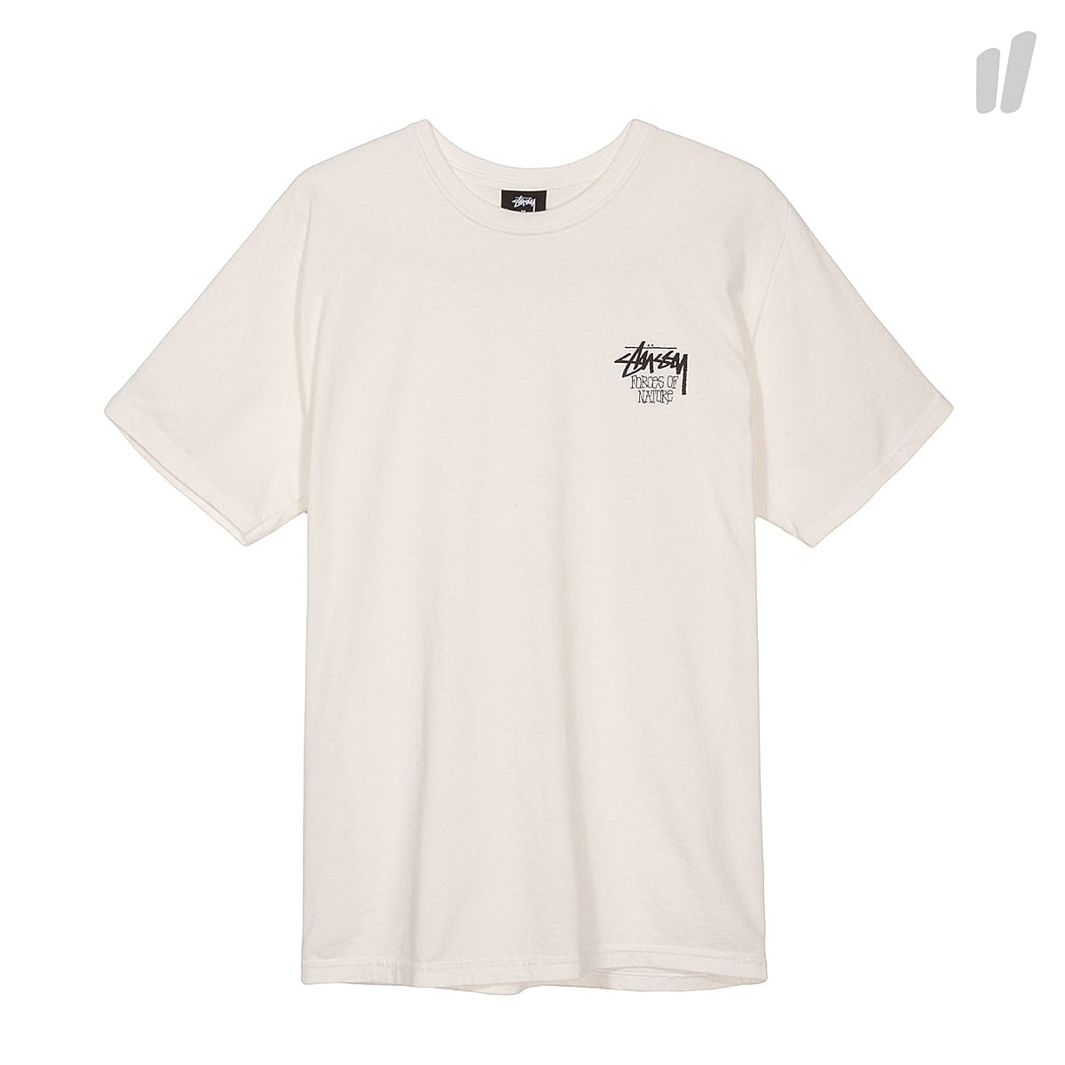 Stussy Forces of Nature Pig. Dyed Tee Natural T-Shirts 1904237 | Overkill