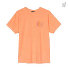 Stussy Column Pigment Dyed Tee Coral T-Shirts 1904354 / 0607 | Overkill