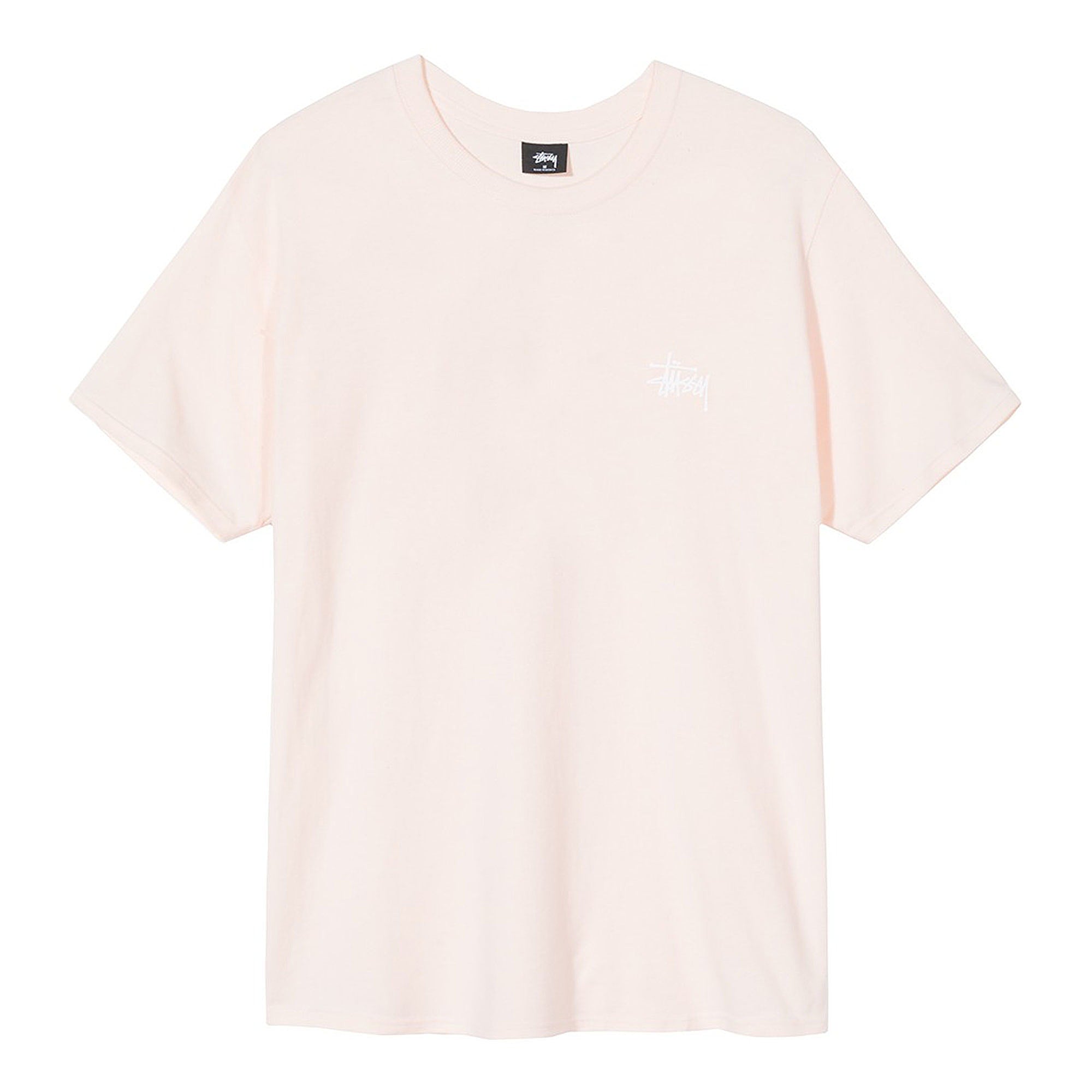 Stussy Basic Tee Pale Pink T-Shirts 1904381 / 0666 | Overkill