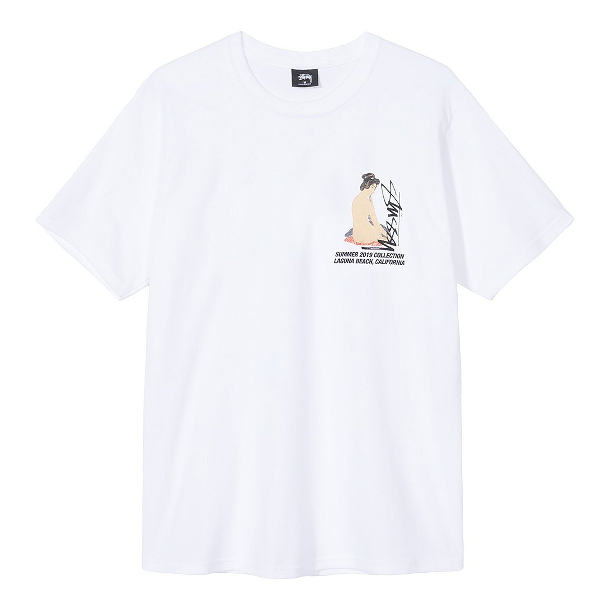 Stussy Geisha Tee White T-Shirts 1904386 / 1201 | Overkill