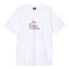 Stussy Loungin' Tee White T-Shirts 1904388 / 1201 | Overkill