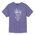 Stussy Tour Pigment Dyed Tee Purple T-Shirts 1904401 / 0809 | Overkill