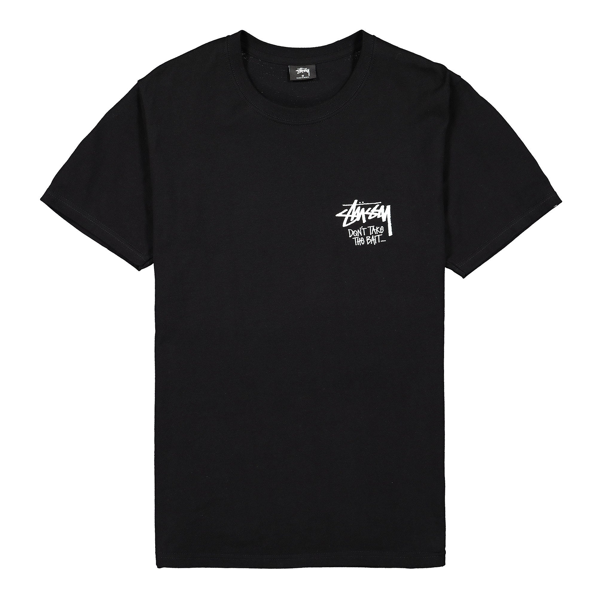 Stussy Don´t Take The Bait Tee Black T-Shirts 1904423 / 0001 | Overkill