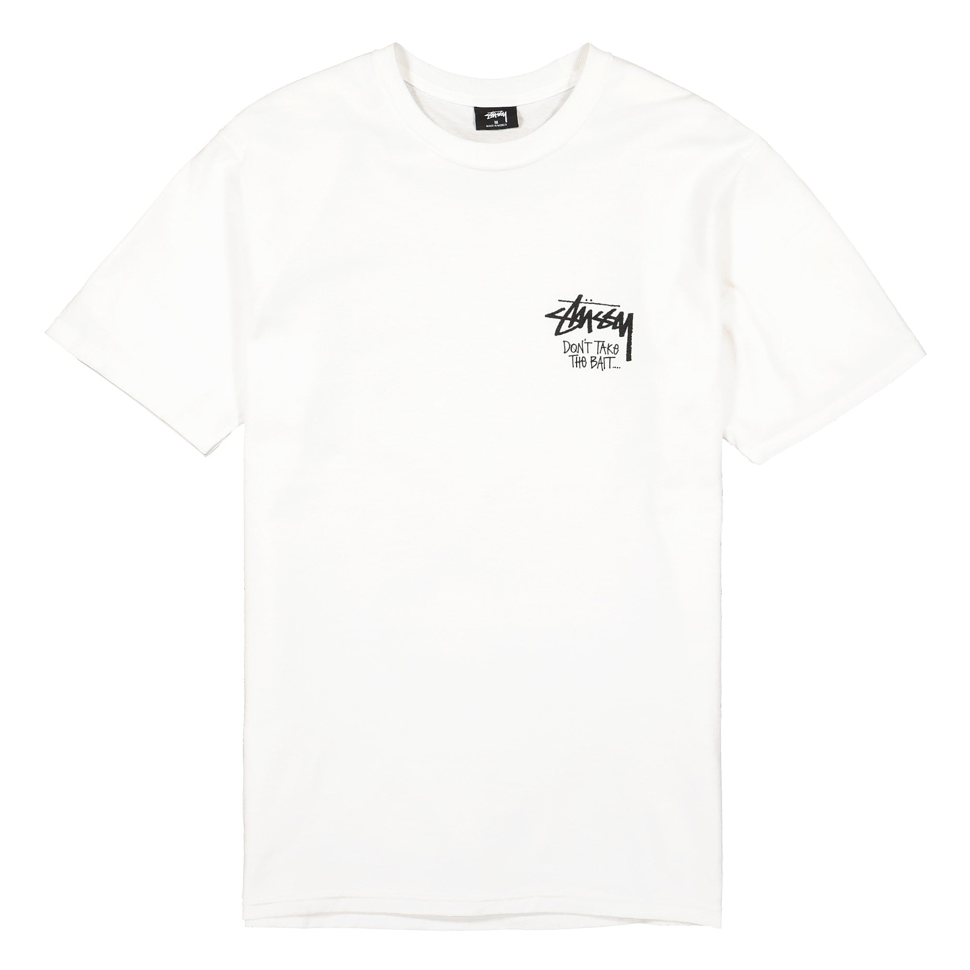 Stussy Don´t Take The Bait Tee White T-Shirts 1904423 / 1201 | Overkill