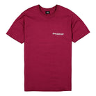 Stussy Double Mask Tee Wine T-Shirts 1904424 / 0606 | Overkill