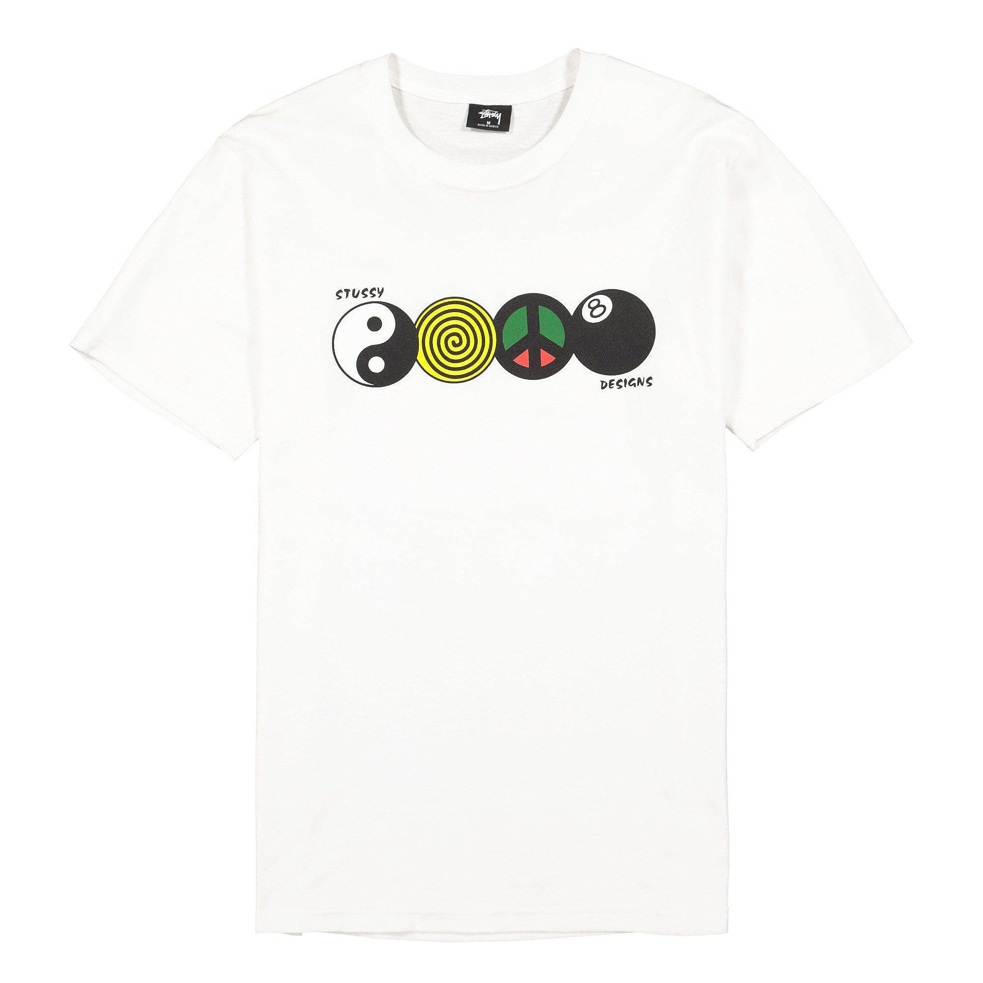Stussy Harmony Tee White T-Shirts 1904426 / 1201 | Overkill