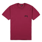 Stussy Carp Stock Tee Wine T-Shirts 1904465 / 0606 | Overkill