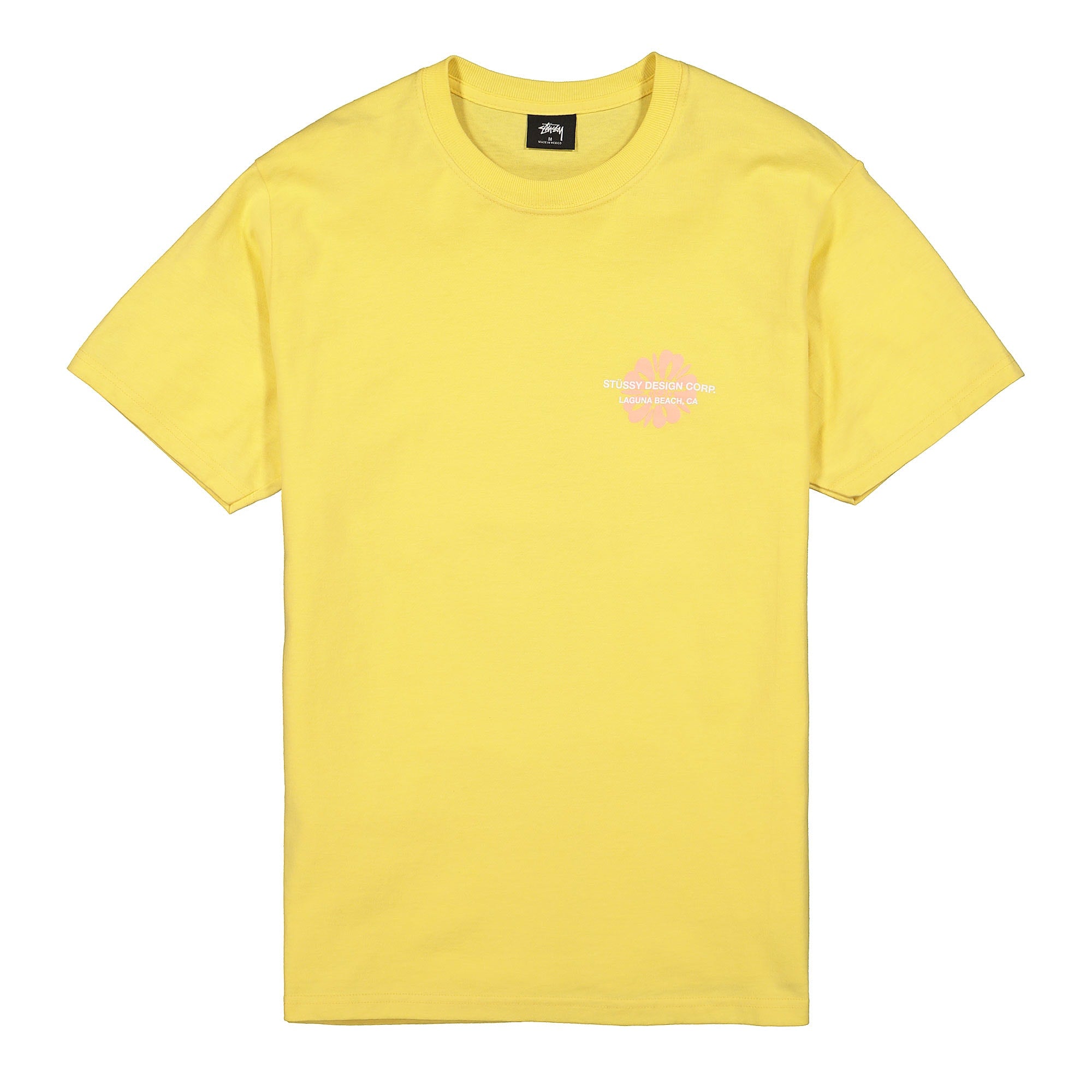 Stussy Laguna Flower Tee Yellow T-Shirts 1904508 / 0201 | Overkill
