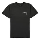 Stussy Bloom Pigment Dyed Tee Black T-Shirts 1904521 / 0001 | Overkill