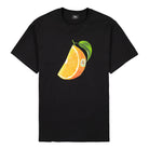 Stussy Orange Slice Tee Black T-Shirts 1904576 / 0001 | Overkill