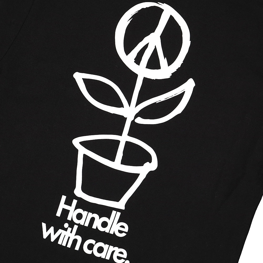 Stussy Peace Pot Tee Black T-Shirts Detailfoto | Overkill