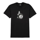 Stussy Behind The 8 Ball Tee Black T-Shirts 1904616 / 0001 | Overkill