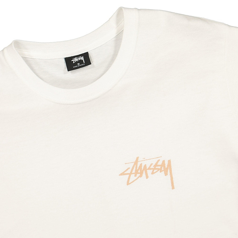 Stussy Elation Tee White T-Shirts Close-up | Overkill