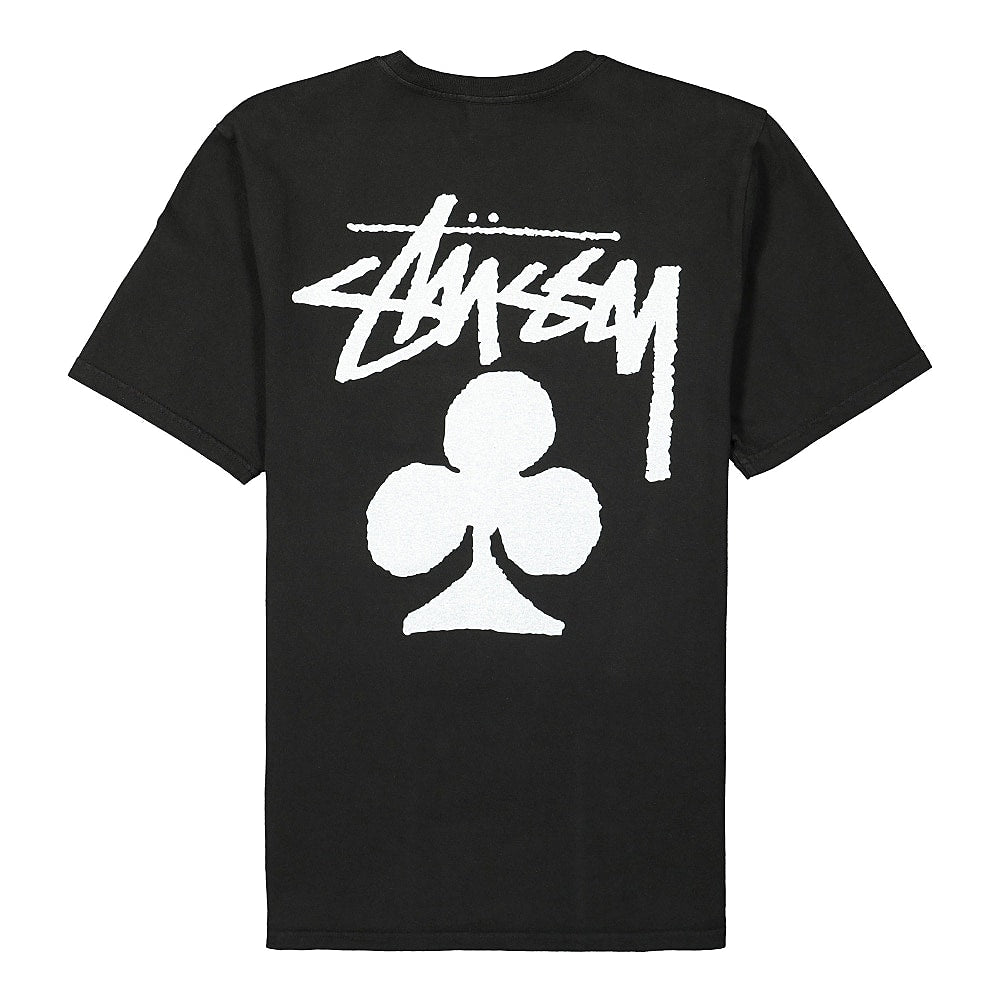 Stussy Club Pigment Dyed Tee Black T-Shirts Material | Overkill