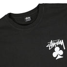 Stussy Club Pigment Dyed Tee Black T-Shirts Close-up | Overkill