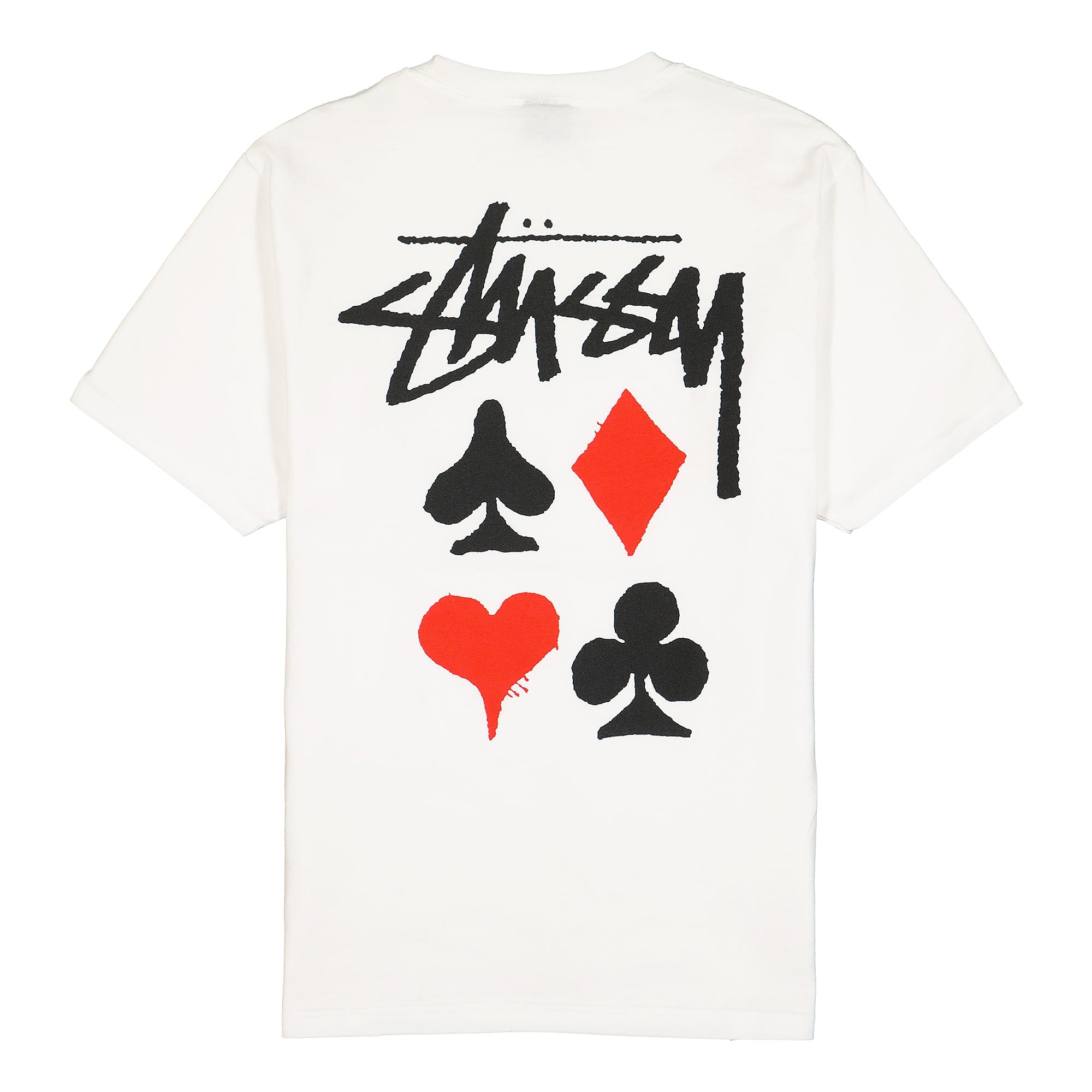 Stussy Full Deck 2 Tee White T-Shirts Material | Overkill