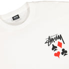 Stussy Full Deck 2 Tee White T-Shirts Close-up | Overkill