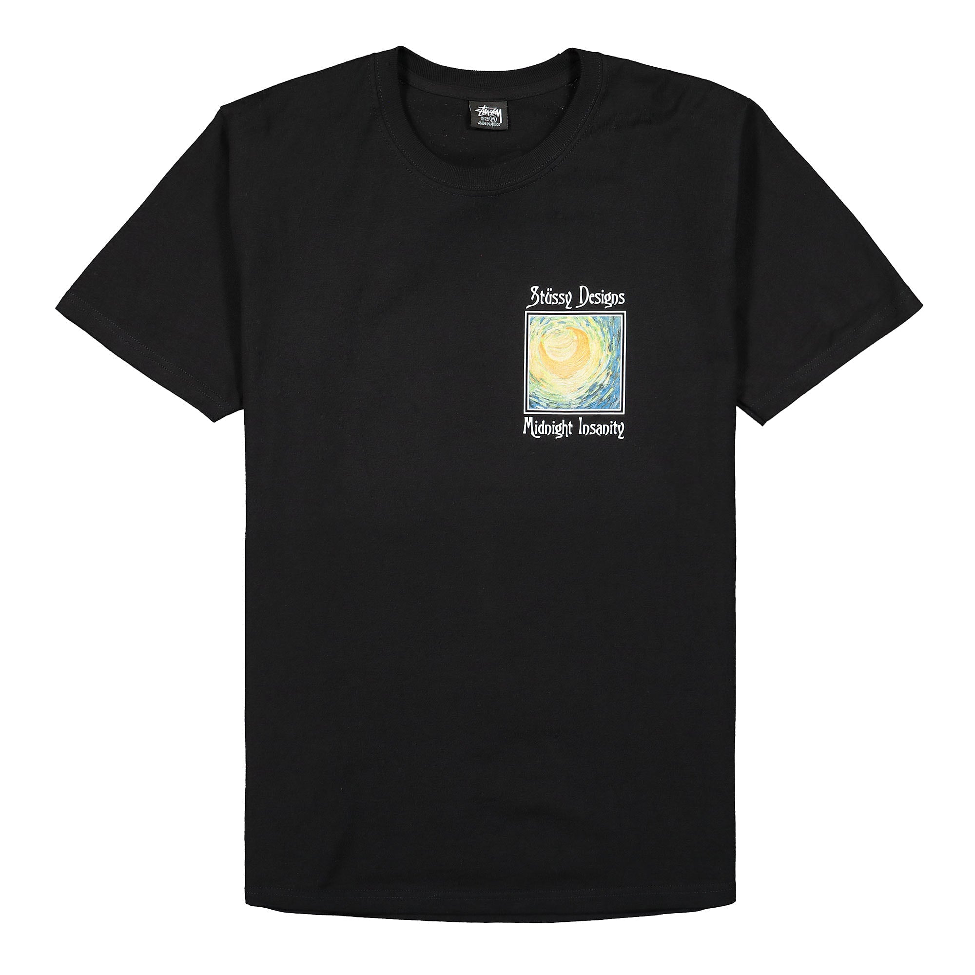 Stussy Midnight Insanity Tee Black T-Shirts 1904689 / 0001 | Overkill