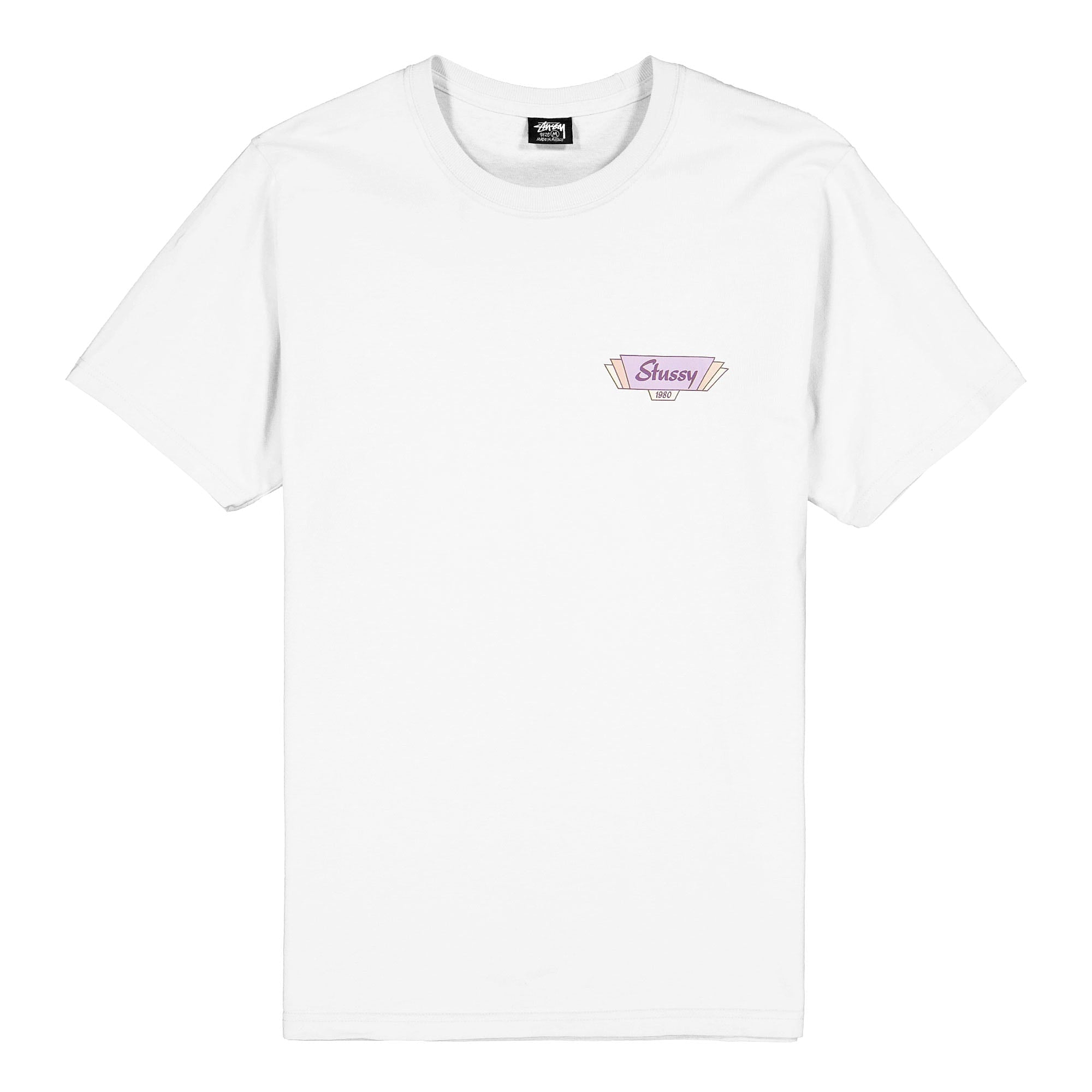 Stussy Palm Springs Tee White T-Shirts 1904691 / 1201 | Overkill