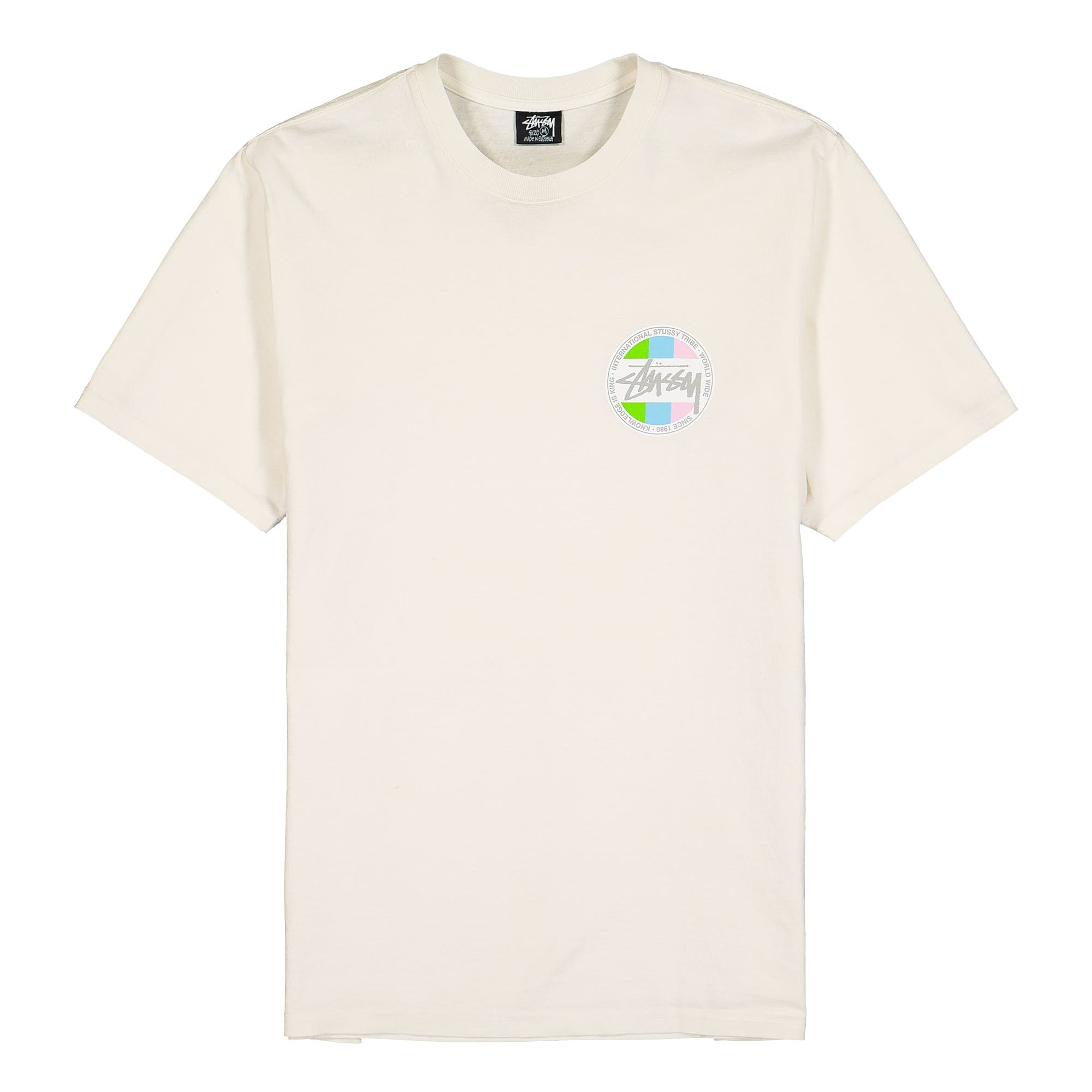 Stussy Classic Dot Pigment Dyed Tee Natural T-Shirts 1904696 / 1002 | Overkill