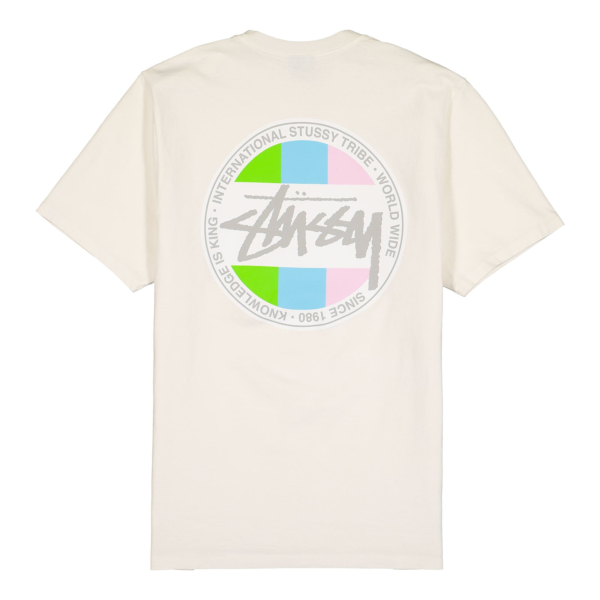 Stussy Classic Dot Pigment Dyed Tee Natural T-Shirts Material | Overkill
