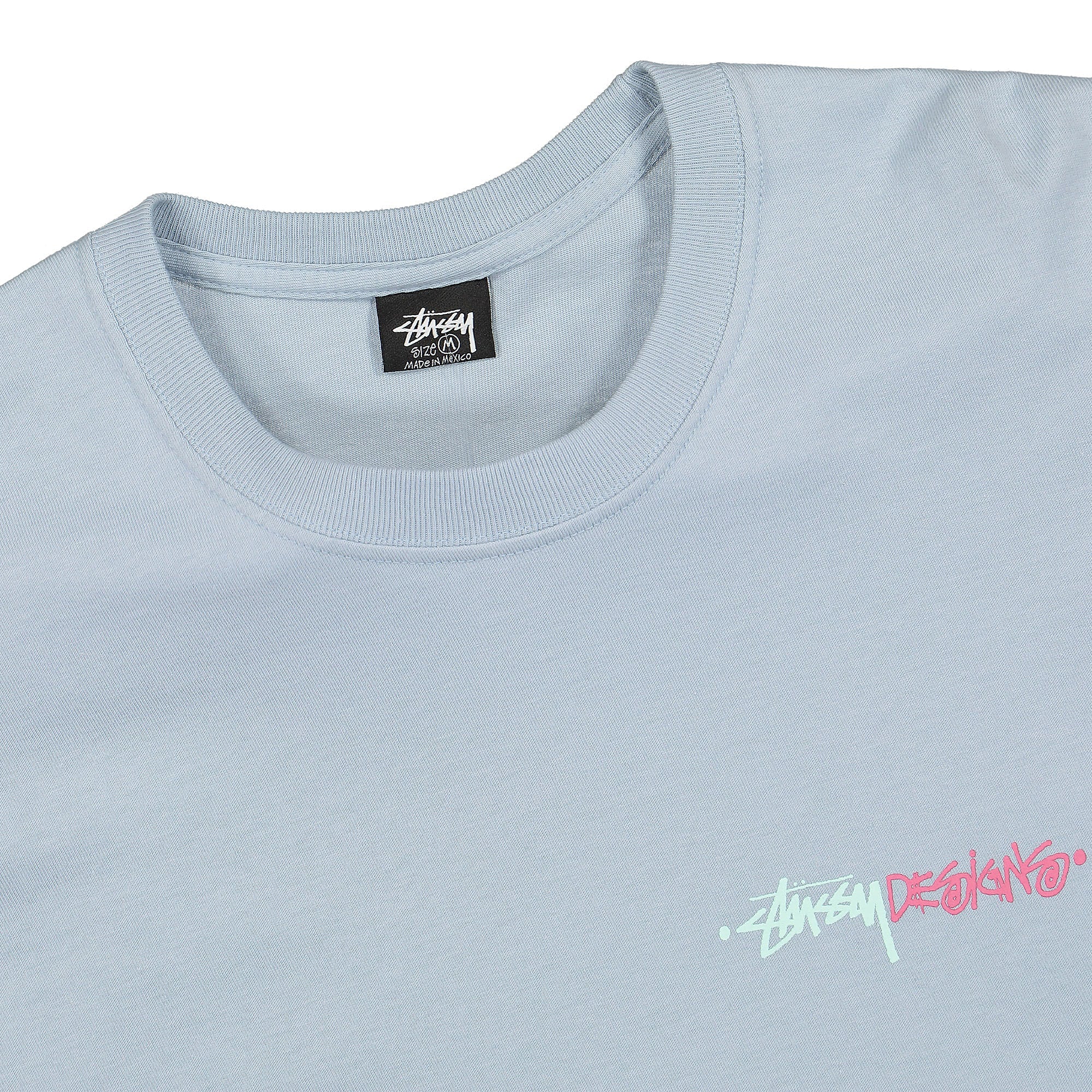 Stussy Positive Vibration Tee Steel T-Shirts Close-up | Overkill