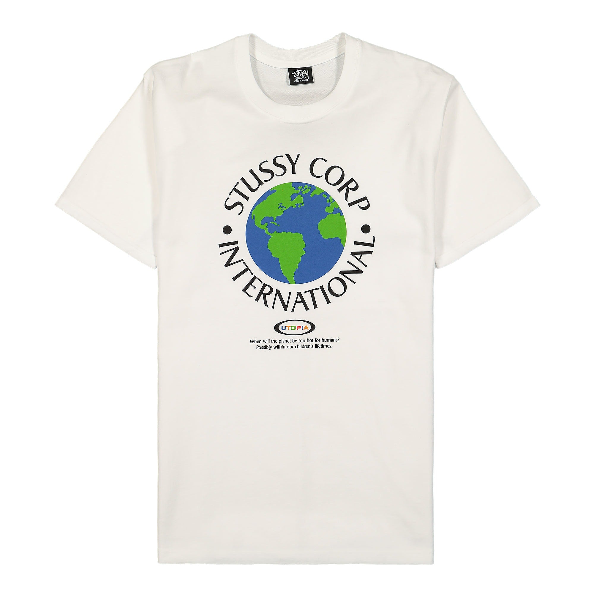 Stussy Utopia Tee White T-Shirts 1904717 / 1201 | Overkill