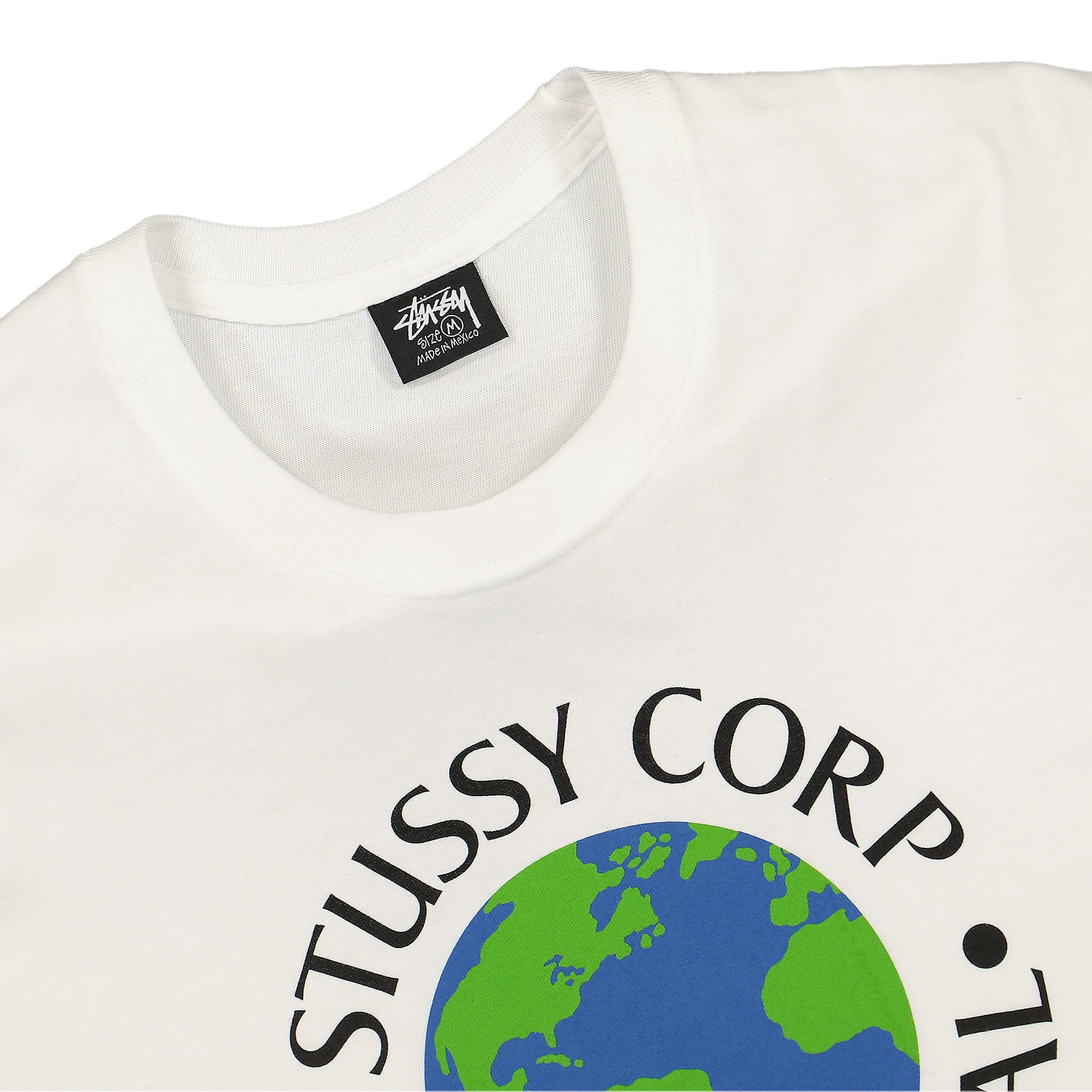 Stussy Utopia Tee White T-Shirts Close-up | Overkill