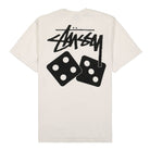 Stussy Dice Pigment Dyed Tee Natural T-Shirts Material | Overkill