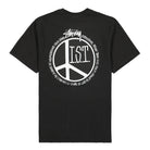 Stussy Peace Dot Pigment Dyed Tee Black T-Shirts Material | Overkill