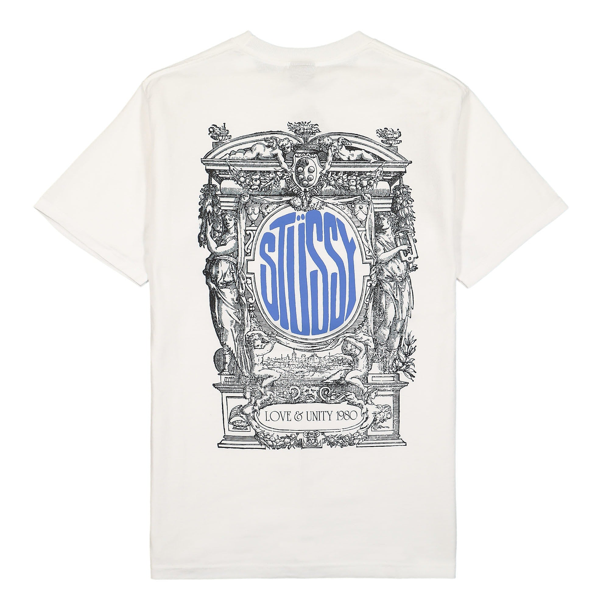 Stussy Love & Unity Tee White T-Shirts Material | Overkill