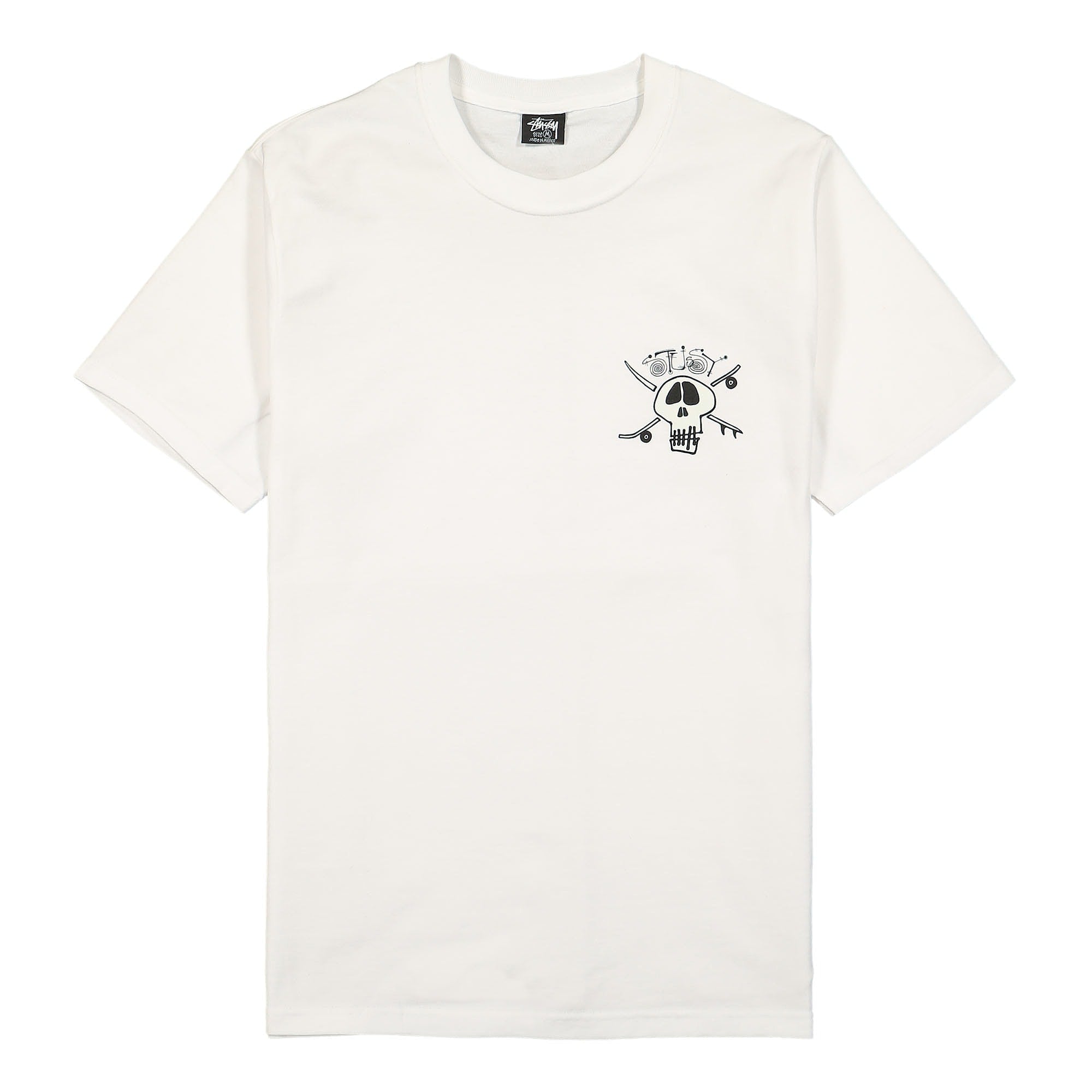 Stussy Surf Skate Skull Tee White T-Shirts 1904746 / 1201 | Overkill