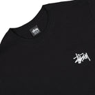 Stussy Basic Tee Black T-Shirts Close-up | Overkill