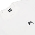 Stussy Basic Tee White T-Shirts Close-up | Overkill