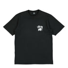 Stussy Rasta Dot Pigment Dyed Tee Black T-Shirts 1904770 / 0001 | Overkill
