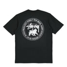 Stussy Rasta Dot Pigment Dyed Tee Black T-Shirts Material | Overkill