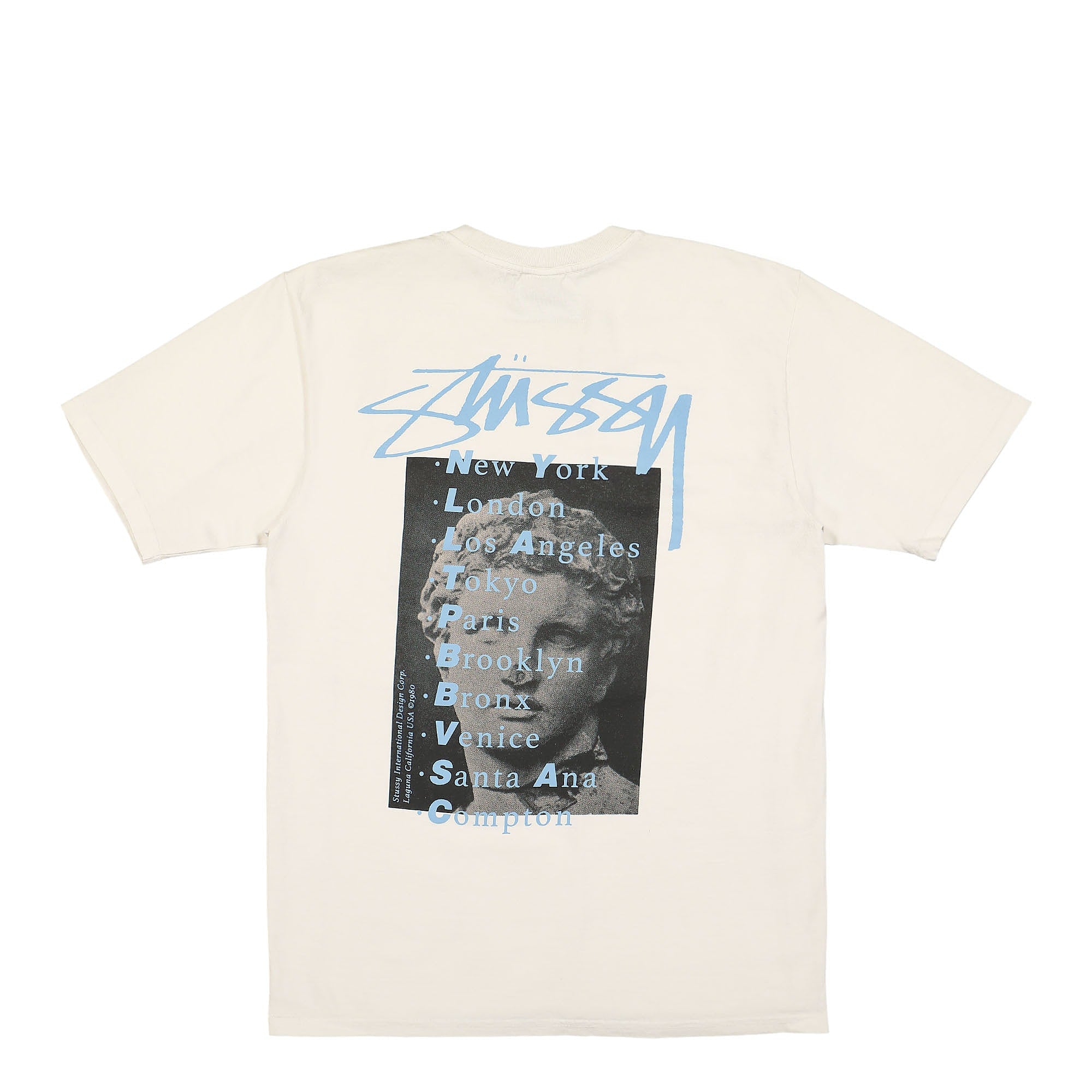 Stussy Statue Pigment Dyed Tee Natural T-Shirts Material | Overkill