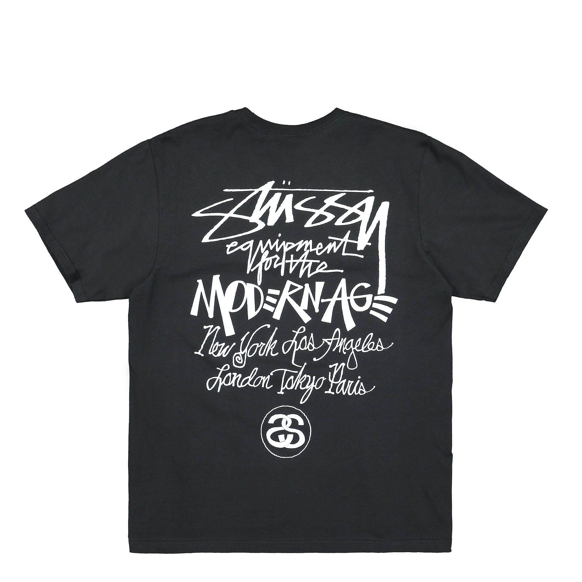 Stussy Modern Age Tee Black T-Shirts Material | Overkill