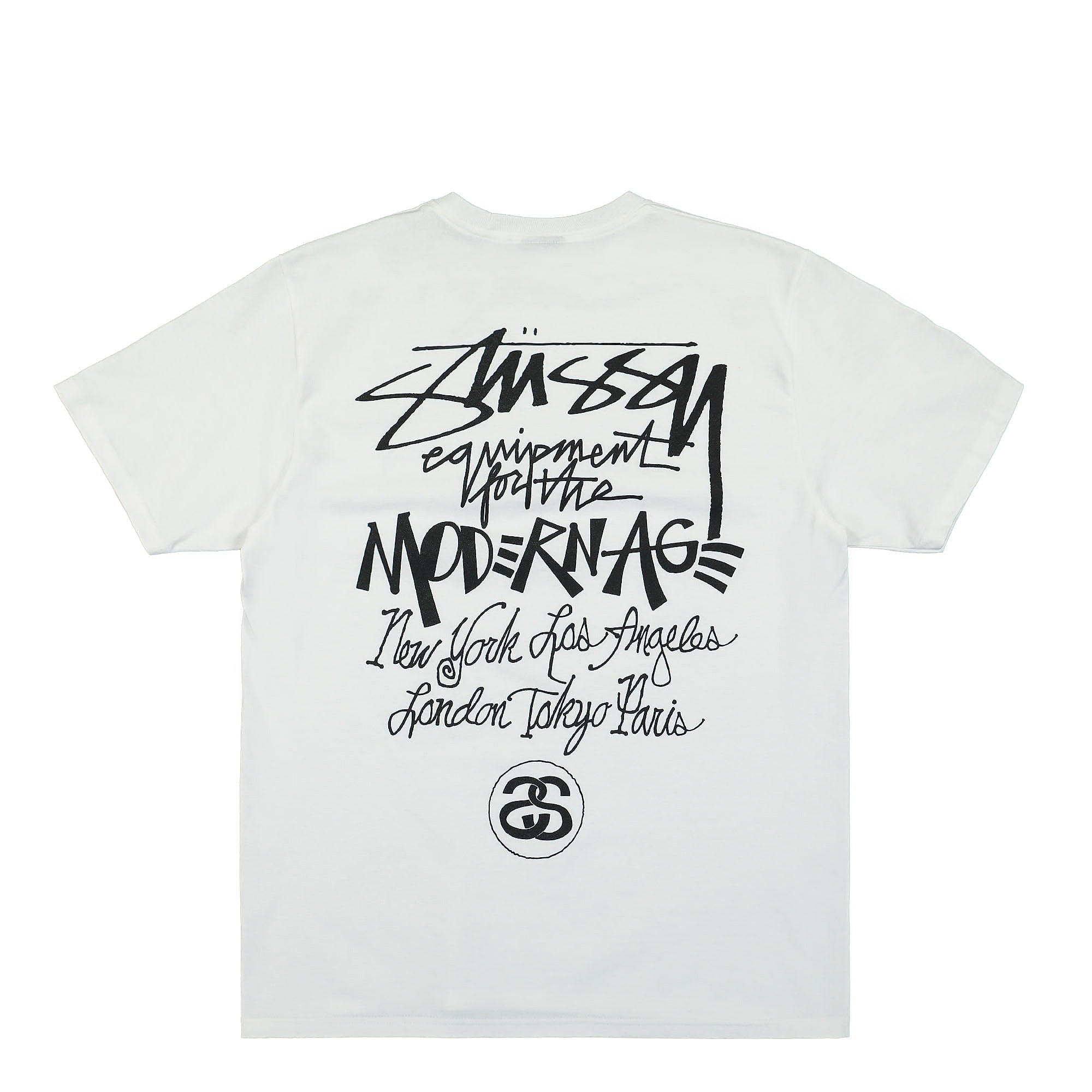 Stussy Modern Age Tee White T-Shirts Material | Overkill