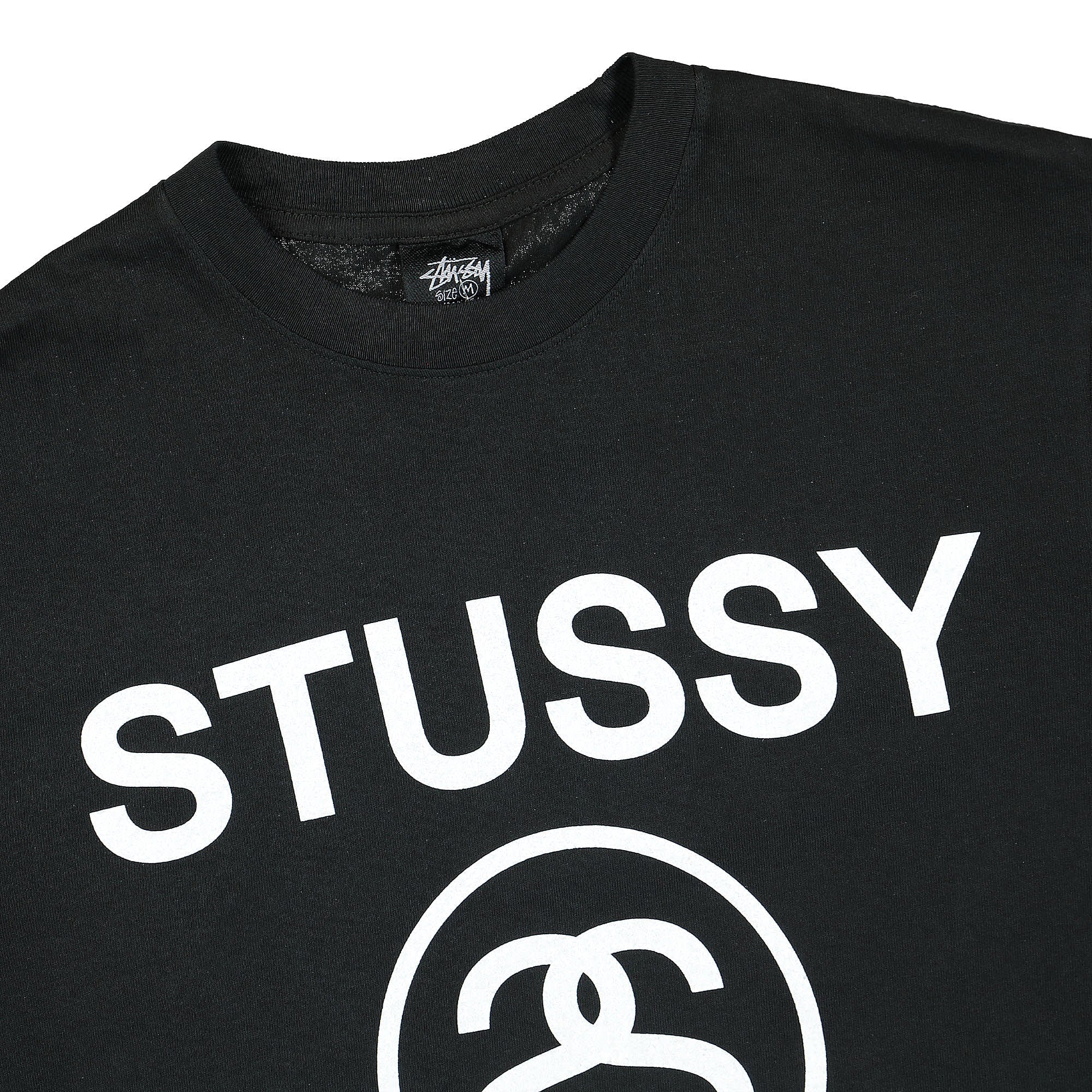 Stussy No.4 Pigment Dyed Tee Black T-Shirts Close-up | Overkill