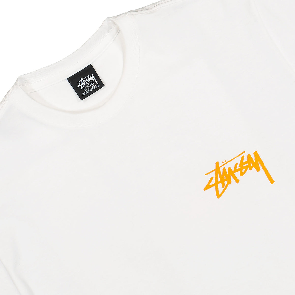 Stussy Coastline Tee White T-Shirts Close-up | Overkill