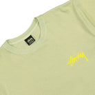 Stussy How Were Livin Pigment Dyed Tee Sage T-Shirts Material | Overkill