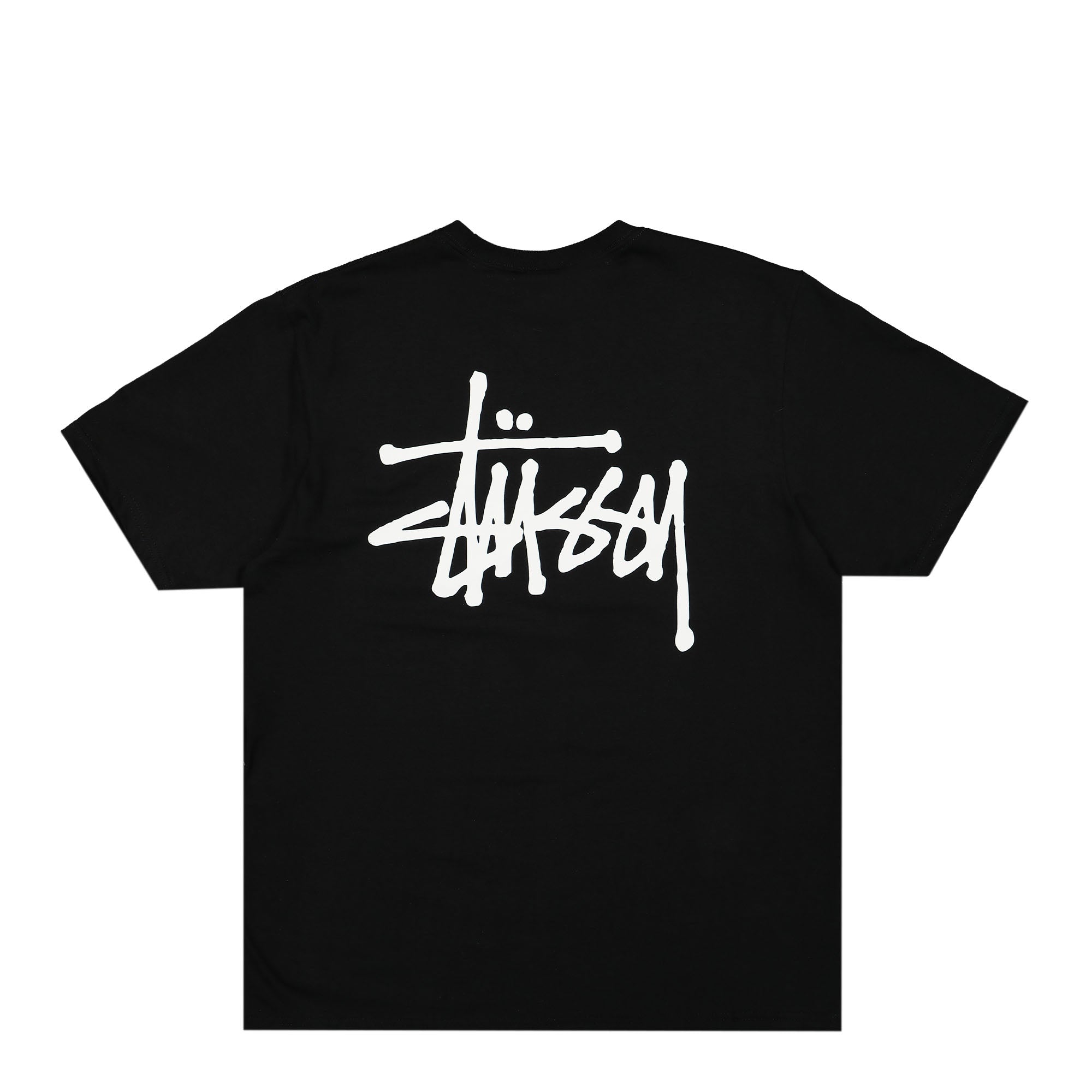 Stussy Basic Stussy Tee Black T-Shirts Close-up | Overkill