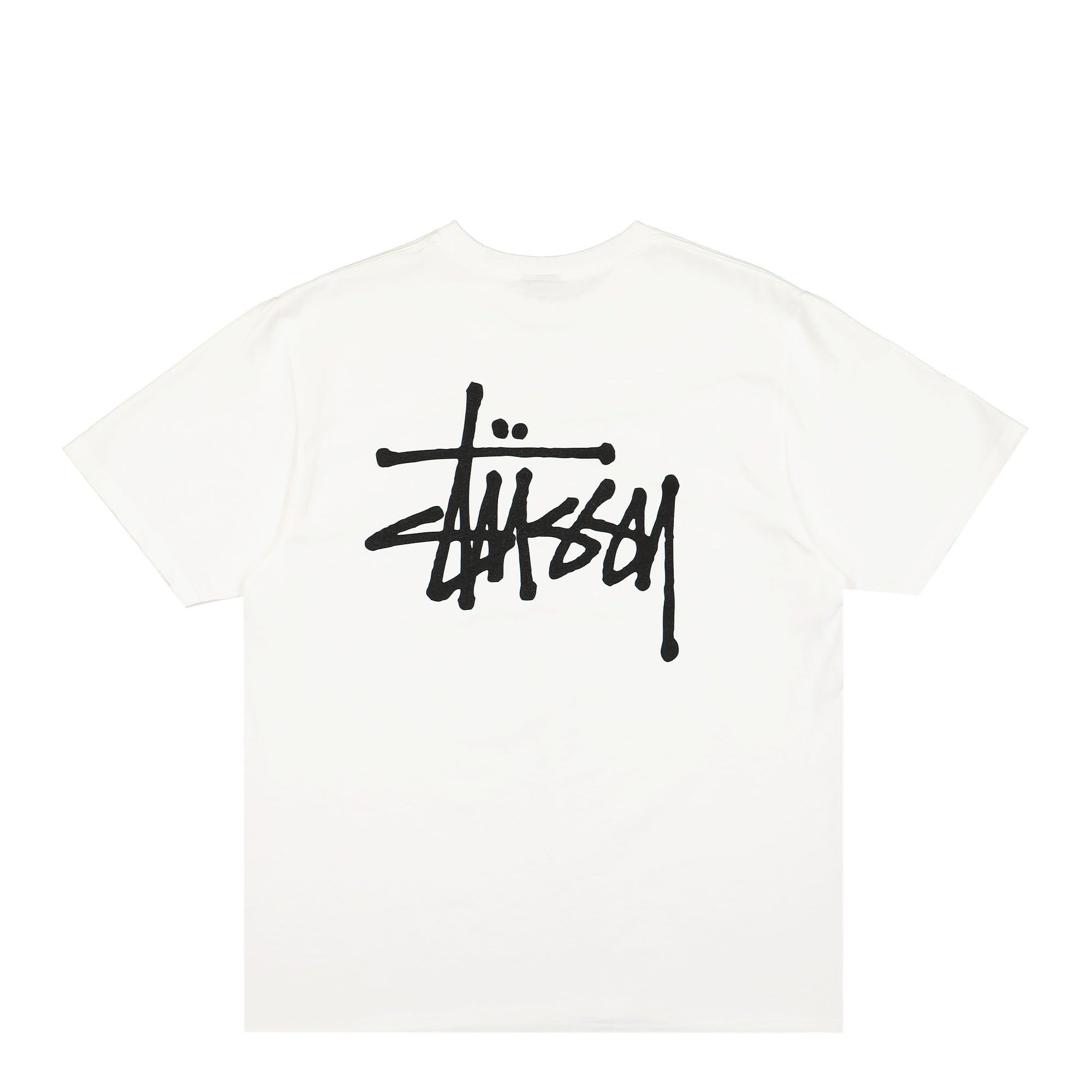 Stussy Basic Stussy Tee White T-Shirts Close-up | Overkill