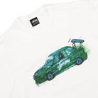 Stussy Racecar Tee White T-Shirts Close-up | Overkill